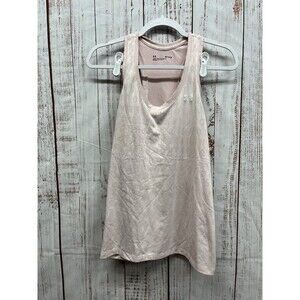 Under Armour Tank Top Women Activewear Medium Pink Loose Athletic Tee